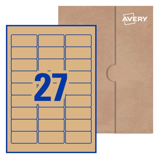 Rectangle Labels - 63.5 x 29.6mm Rectangle, Avery® Blank Labels 63x29-R