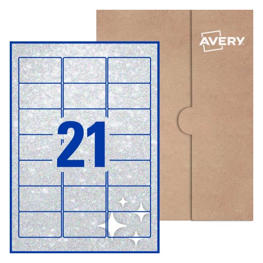Rectangle Labels - 63.5 x 38.1mm Rectangle, Avery® Blank Labels 63x38-R