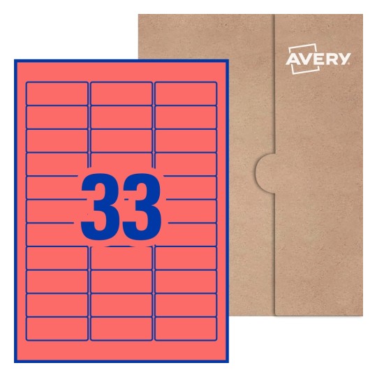 Rectangle Labels - 64 x 24.3mm Rectangle, Avery® Blank Labels 64x24-R