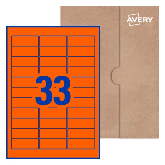 Rectangle Labels - 64 x 24.3mm Rectangle, Avery® Blank Labels 64x24-R