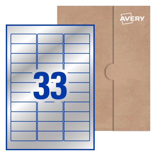 Rectangle Labels - 64 x 24.3mm Rectangle, Avery® Blank Labels 64x24-R