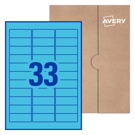 Rectangle Labels - 64 x 24.3mm Rectangle, Avery® Blank Labels 64x24-R