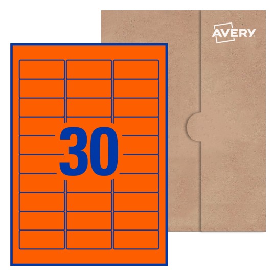 Rectangle Labels - 64 x 26.7mm Rectangle, Avery® Blank Labels 64x26-R