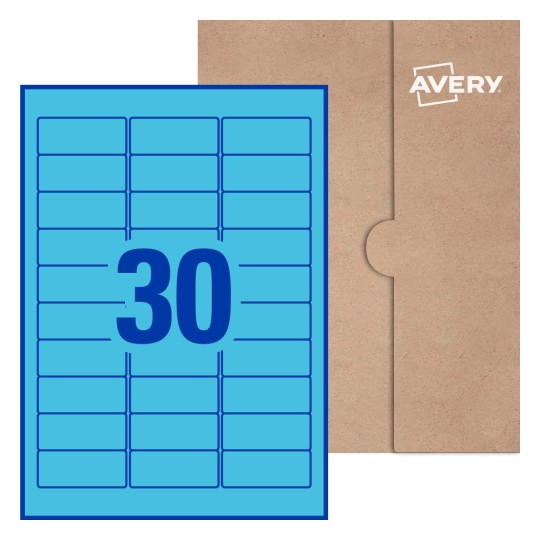 Rectangle Labels - 64 x 26.7mm Rectangle, Avery® Blank Labels 64x26-R