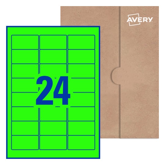 Rectangle Labels - 64 x 33.8mm Rectangle, Avery® Blank Labels 64x33-R
