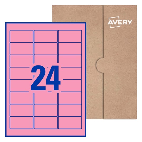 Rectangle Labels - 64 x 33.8mm Rectangle, Avery® Blank Labels 64x33-R