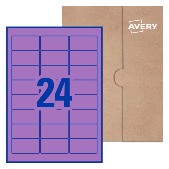 Rectangle Labels - 64 x 33.8mm Rectangle, Avery® Blank Labels 64x33-R