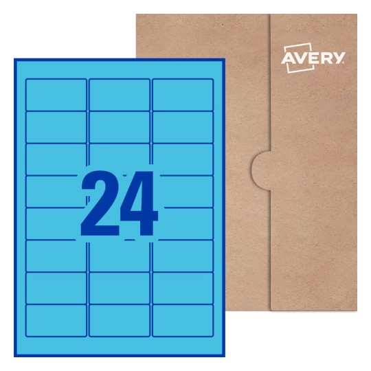 Rectangle Labels - 64 x 33.8mm Rectangle, Avery® Blank Labels 64x33-R