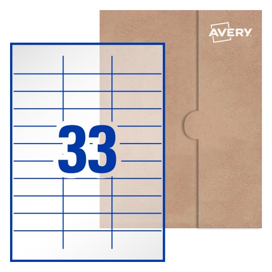 Rectangle Labels - 70 x 25mm Rectangle, Avery® Blank Labels 70x25-R