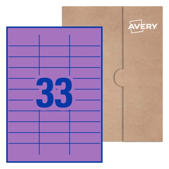 Rectangle Labels - 70 x 25mm Rectangle, Avery® Blank Labels 70x25-R