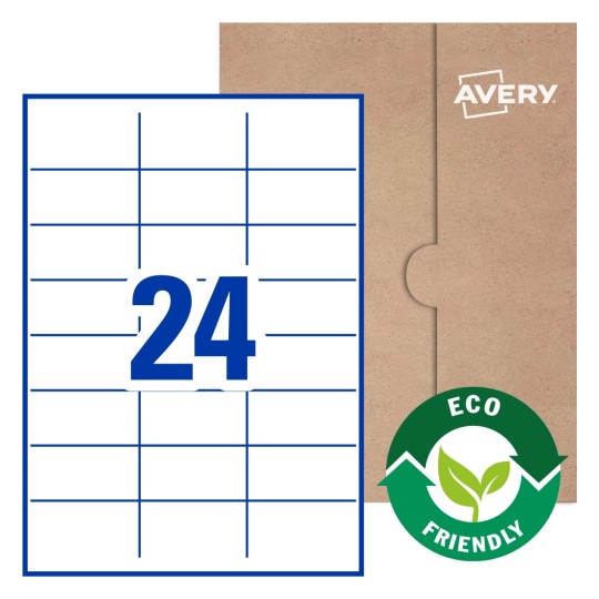 Rectangle Labels - 70 x 36mm Rectangle, Avery® Blank Labels 70x36-R