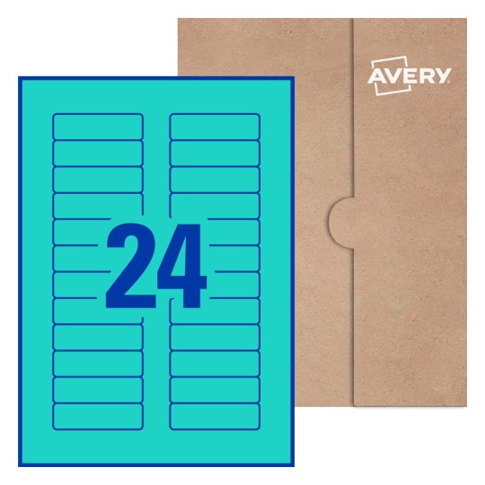 Rectangle Labels - 72 x 21.15mm Rectangle, Avery® Blank Labels 72x21-R