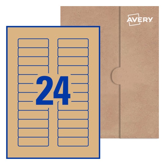 Rectangle Labels - 72 x 21.15mm Rectangle, Avery® Blank Labels 72x21-R