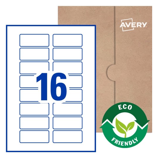 Rectangle Labels - 72 x 30mm Rectangle, Avery® Blank Labels 72x30-R