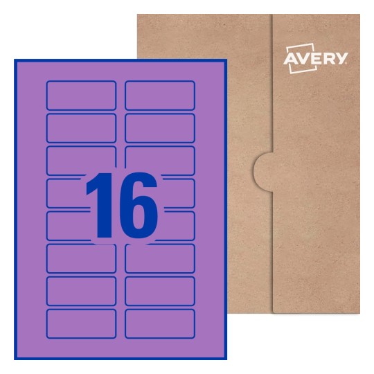 Rectangle Labels - 72 x 30mm Rectangle, Avery® Blank Labels 72x30-R