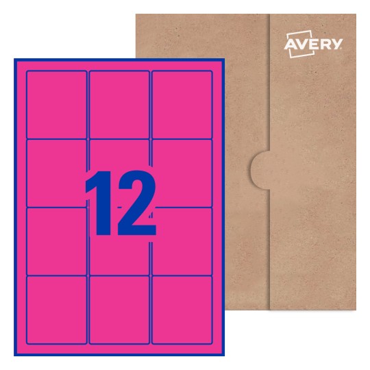 Rectangle Labels - 72 x 63.5mm Rectangle, Avery® Blank Labels 72x63-R