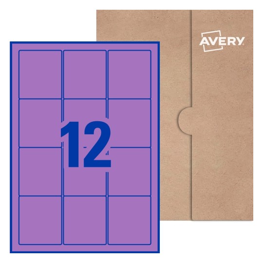 Rectangle Labels - 72 x 63.5mm Rectangle, Avery® Blank Labels 72x63-R