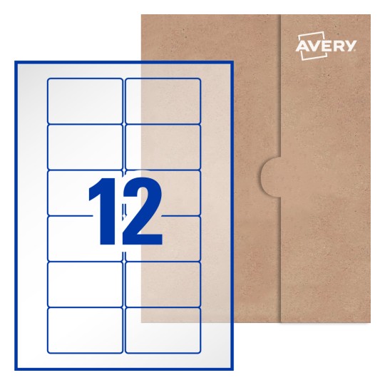 Rectangle Labels - 76.2 x 46.4mm Rectangle, Avery® Blank Labels 76x46-R