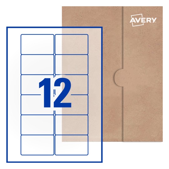 Rectangle Labels - 76.2 x 46.4mm Rectangle, Avery® Blank Labels 76x46-R