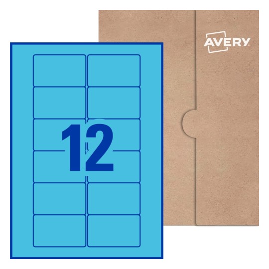 Rectangle Labels - 76.2 x 46.4mm Rectangle, Avery® Blank Labels 76x46-R
