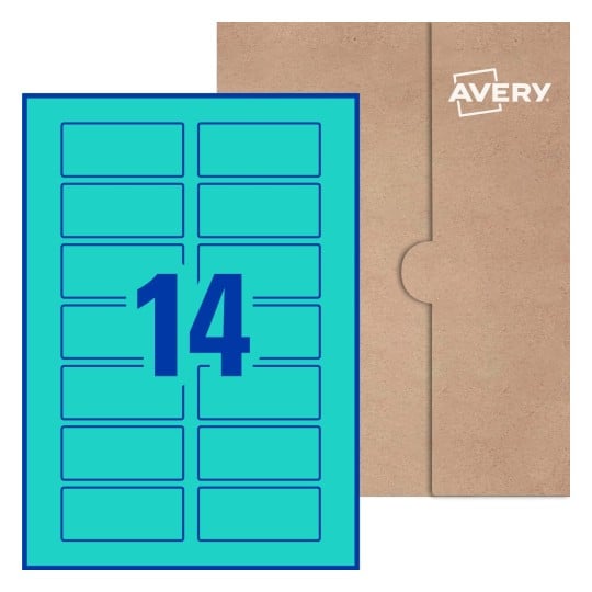 Rectangle Labels - 80 x 35mm Rectangle, Avery® Blank Labels 80x35-R