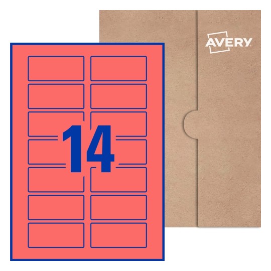 Rectangle Labels - 80 x 35mm Rectangle, Avery® Blank Labels 80x35-R