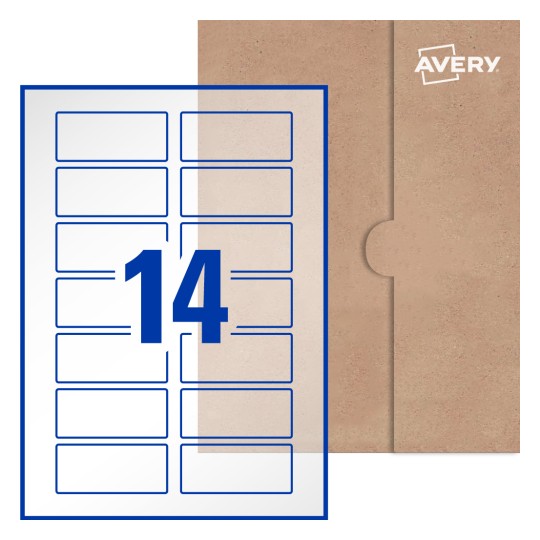 Rectangle Labels - 80 x 35mm Rectangle, Avery® Blank Labels 80x35-R