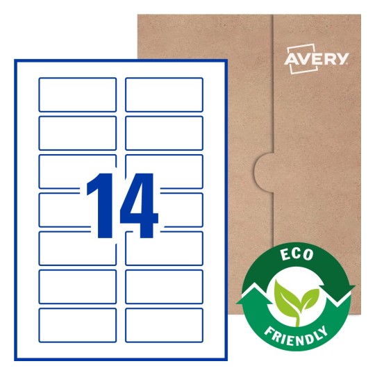 Rectangle Labels - 80 x 35mm Rectangle, Avery® Blank Labels 80x35-R