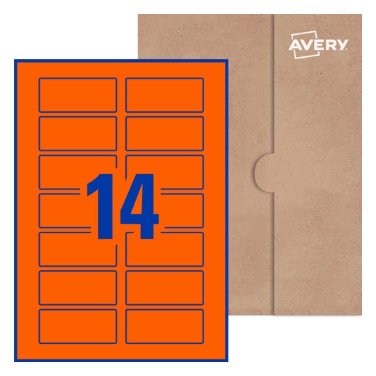 Rectangle Labels - 80 x 35mm Rectangle, Avery® Blank Labels 80x35-R