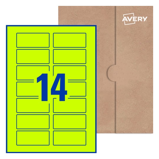 Rectangle Labels - 80 x 35mm Rectangle, Avery® Blank Labels 80x35-R