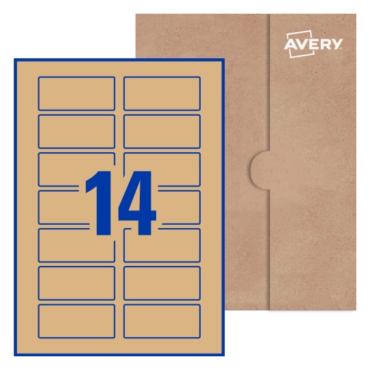 Rectangle Labels - 80 x 35mm Rectangle, Avery® Blank Labels 80x35-R