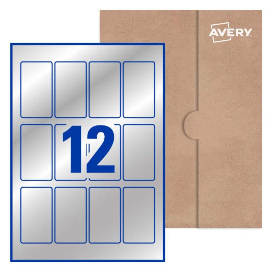 Rectangle Labels - 80 x 45mm Rectangle, Avery® Blank Labels 80x45-R
