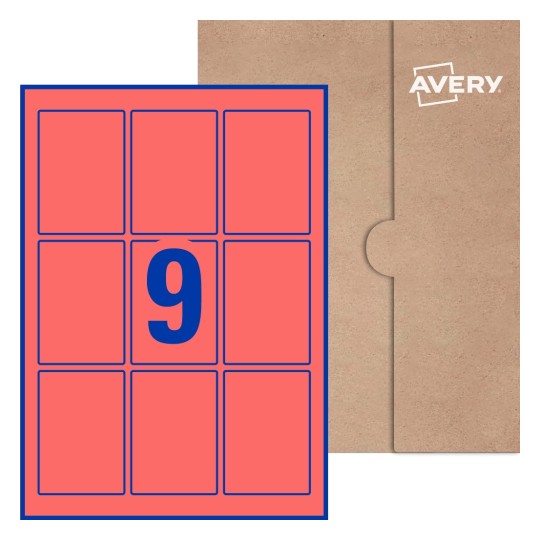 Rectangle Labels - 89 x 62mm Rectangle, Avery® Blank Labels 89x62-R