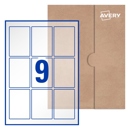 Rectangle Labels - 89 x 62mm Rectangle, Avery® Blank Labels 89x62-R