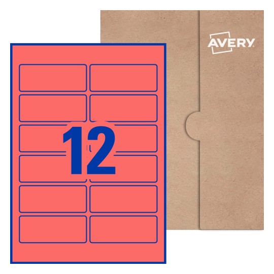 Rectangle Labels - 95.5 x 38.1mm Rectangle, Avery® Blank Labels 95x38-R
