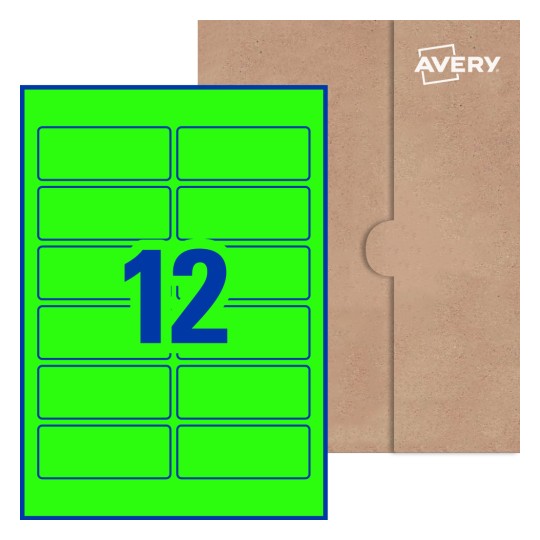 Rectangle Labels - 95.5 x 38.1mm Rectangle, Avery® Blank Labels 95x38-R
