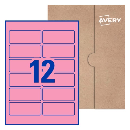 Rectangle Labels - 95.5 x 38.1mm Rectangle, Avery® Blank Labels 95x38-R