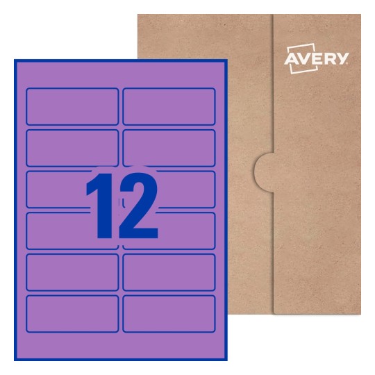 Rectangle Labels - 95.5 x 38.1mm Rectangle, Avery® Blank Labels 95x38-R