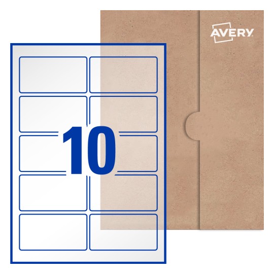 Rectangle Labels - 96 x 51mm Rectangle, Avery® Blank Labels 96x51-R