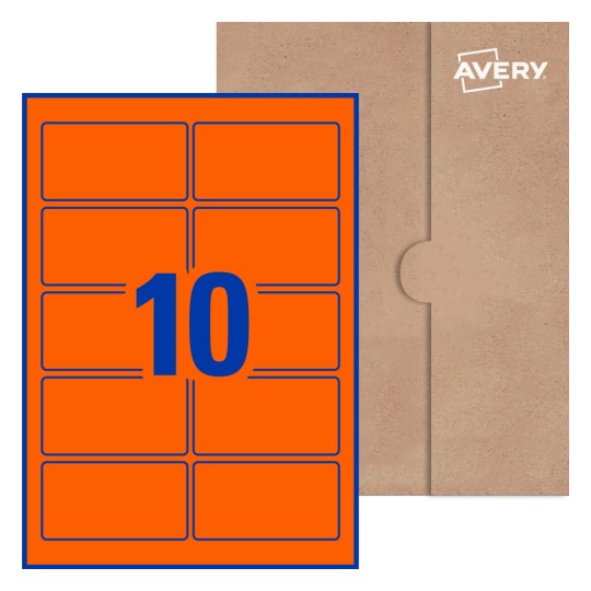 Rectangle Labels - 96 x 51mm Rectangle, Avery® Blank Labels 96x51-R