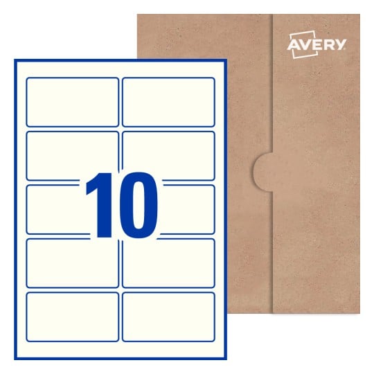 Rectangle Labels - 96 x 51mm Rectangle, Avery® Blank Labels 96x51-R