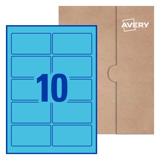 Rectangle Labels - 96 x 51mm Rectangle, Avery® Blank Labels 96x51-R
