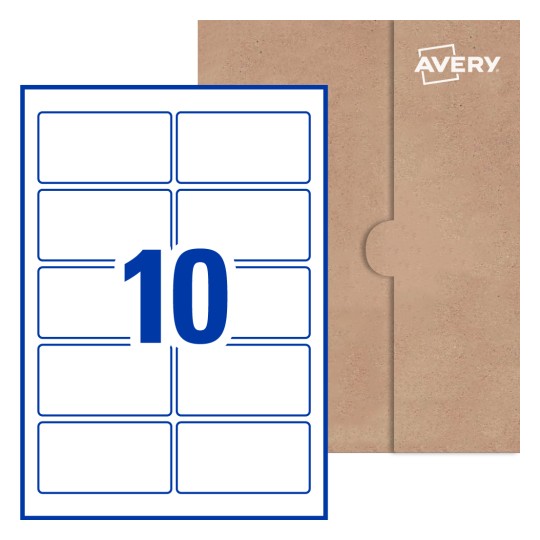 Rectangle Labels - 96 x 51mm Rectangle, Avery® Blank Labels 96x51-R