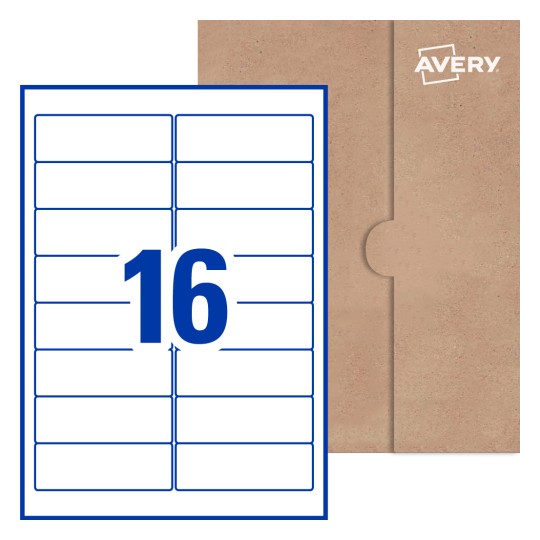 Rectangle Labels - 99.1 x 34mm Rectangle, Avery® Blank Labels 99x34-R