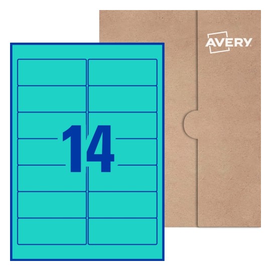 Rectangle Labels - 99.1 x 38.1mm Rectangle, Avery® Blank Labels 99x38-R