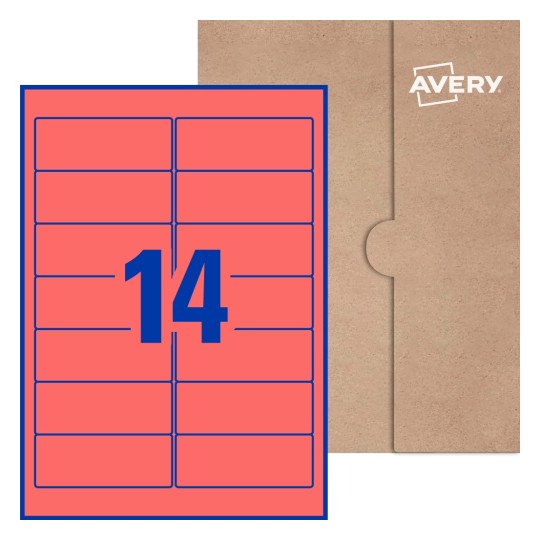 Rectangle Labels - 99.1 x 38.1mm Rectangle, Avery® Blank Labels 99x38-R