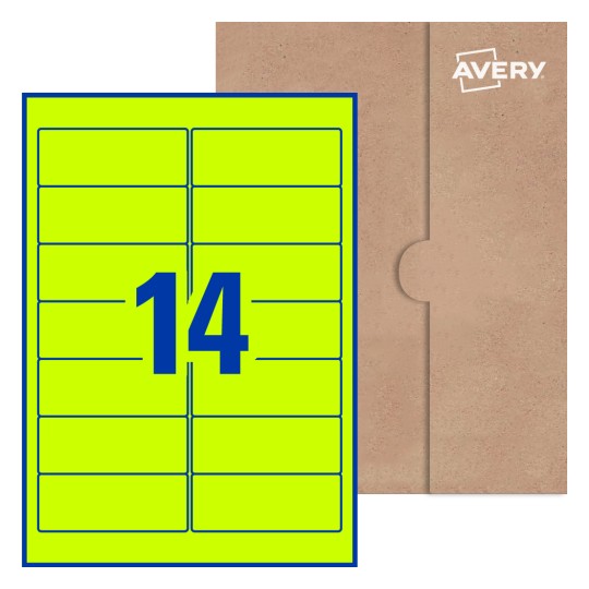 Rectangle Labels - 99.1 x 38.1mm Rectangle, Avery® Blank Labels 99x38-R
