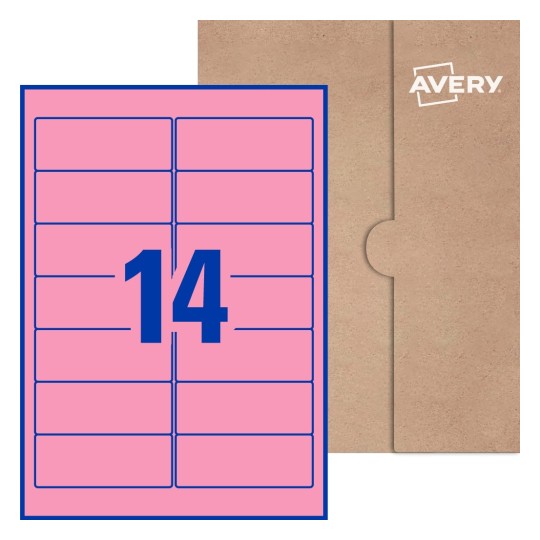 Rectangle Labels - 99.1 x 38.1mm Rectangle, Avery® Blank Labels 99x38-R