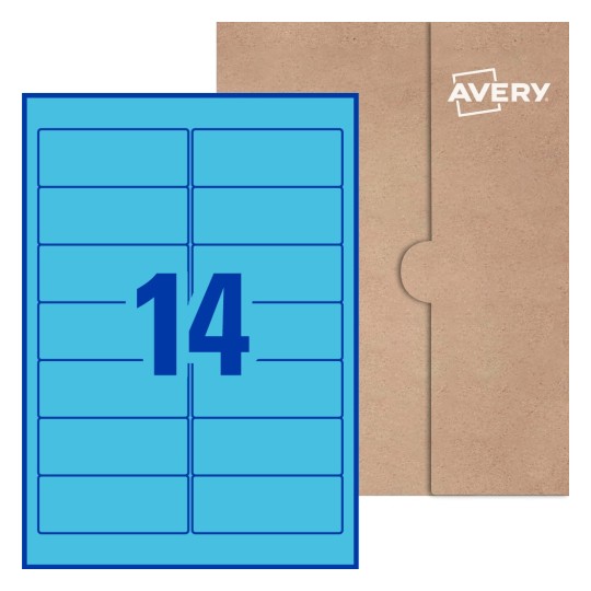 Rectangle Labels - 99.1 x 38.1mm Rectangle, Avery® Blank Labels 99x38-R