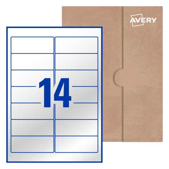 Rectangle Labels - 99.1 x 38.1mm Rectangle, Avery® Blank Labels 99x38-R